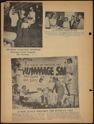Beta Epsilon Chapter Scrapbook, 1951-1981, Page 4