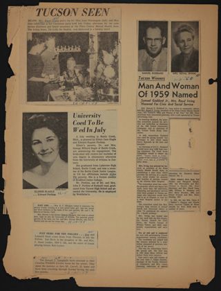 Beta Epsilon Chapter Scrapbook, 1951-1981, Page 12