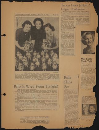 Beta Epsilon Chapter Scrapbook, 1951-1981, Page 22