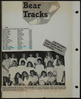 Alpha Phi Scrapbook, 1988, Page 12