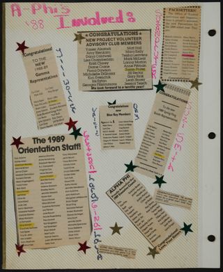 Alpha Phi Scrapbook, 1988, Page 16