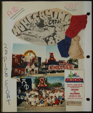 Alpha Phi Scrapbook, 1988, Page 34