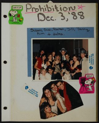 Alpha Phi Scrapbook, 1988, Page 47