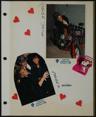 Alpha Phi Scrapbook, 1988, Page 49