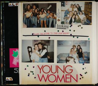 Alpha Phi Spring New Member Class Scrapbook, 1995, Page 4