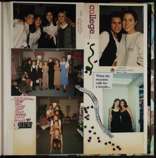 Alpha Phi Spring New Member Class Scrapbook, 1995, Page 5