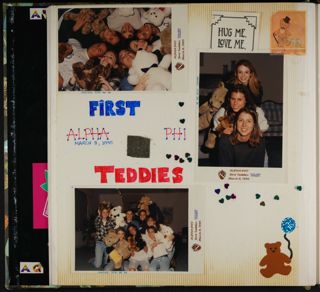 Alpha Phi Spring New Member Class Scrapbook, 1995, Page 6