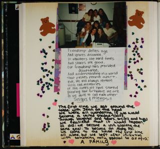 Alpha Phi Spring New Member Class Scrapbook, 1995, Page 10