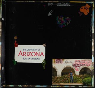 Alpha Phi Spring New Member Class Scrapbook, 1995, Inside Back Cover