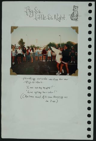 Alpha Phi Beta Epsilon Chapter Scrapbook, 1992-1993, Page 30