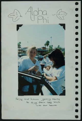 Alpha Phi Beta Epsilon Chapter Scrapbook, 1992-1993, Page 50