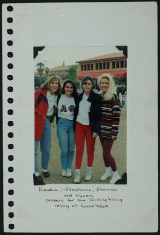 Alpha Phi Beta Epsilon Chapter Scrapbook, 1992-1993, Page 59
