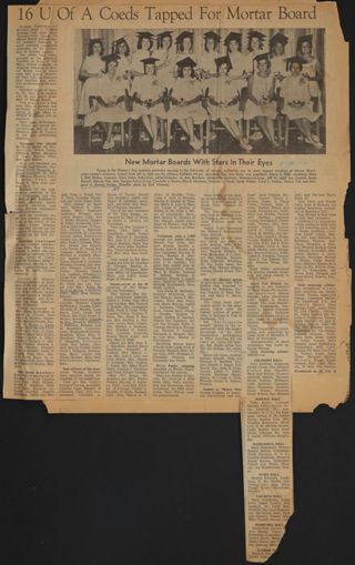 Beta Epsilon Chapter Scrapbook, 1962, Page 12