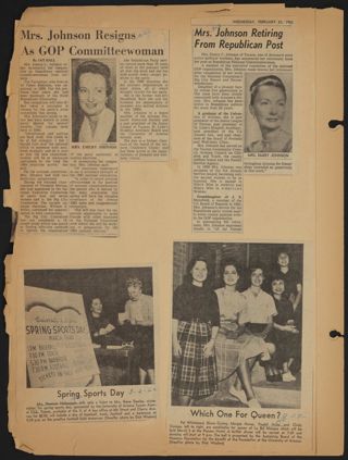 Beta Epsilon Chapter Scrapbook, 1962, Page 17