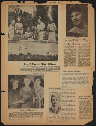 Beta Epsilon Chapter Scrapbook, 1962, Page 18