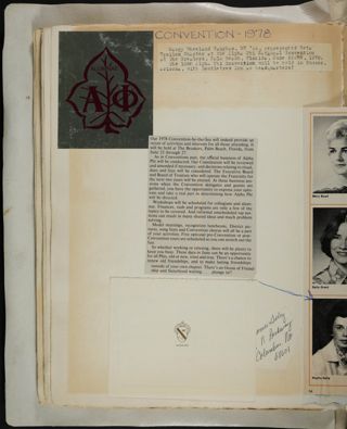 Alpha Phi Ivy League Alumnae Scrapbook, Page 36