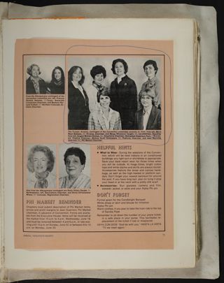 Alpha Phi Ivy League Alumnae Scrapbook, Page 65