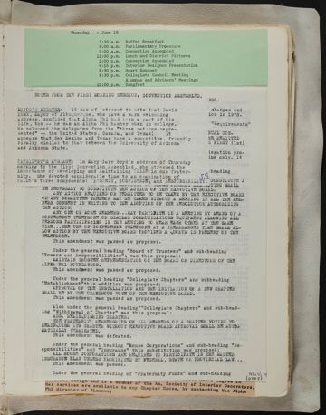 Alpha Phi Ivy League Alumnae Scrapbook, Page 71