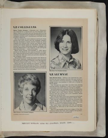 Alpha Phi Ivy League Alumnae Scrapbook, Page 75