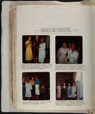 Alpha Phi Ivy League Alumnae Scrapbook, Page 95