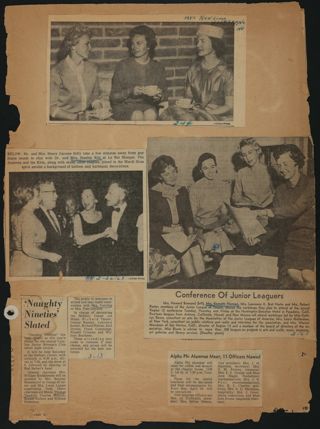 Beta Epsilon Chapter Scrapbook, 1963-1966, Page 3