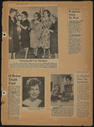 Beta Epsilon Chapter Scrapbook, 1963-1966, Page 11
