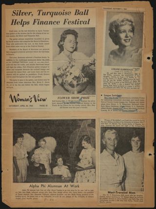 Beta Epsilon Chapter Scrapbook, 1963-1966, Page 20