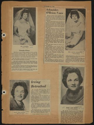 Beta Epsilon Chapter Scrapbook, 1963-1966, Page 27