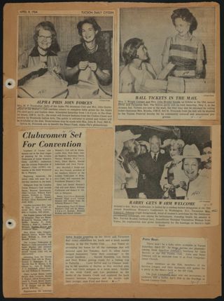 Beta Epsilon Chapter Scrapbook, 1963-1966, Page 39