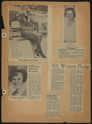 Beta Epsilon Chapter Scrapbook, 1963-1966, Page 47