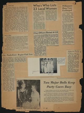 Beta Epsilon Chapter Scrapbook, 1963-1966, Page 70