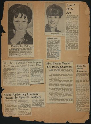 Beta Epsilon Chapter Scrapbook, 1963-1966, Page 79