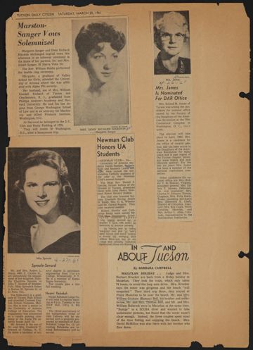 Beta Epsilon Chapter Scrapbook, 1961, Page 4