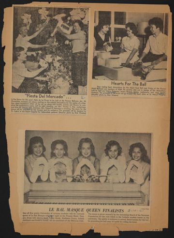 Beta Epsilon Chapter Scrapbook, 1961, Page 2