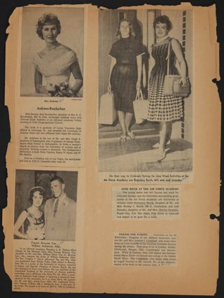 Beta Epsilon Chapter Scrapbook, 1961, Page 13