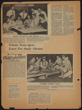 Beta Epsilon Chapter Scrapbook, 1961, Page 14