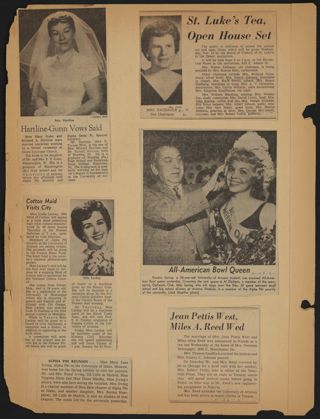 Beta Epsilon Chapter Scrapbook, 1961, Page 18