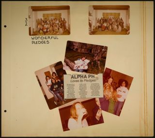 Beta Tau Chapter Scrapbook, 1970s-1980s, Page 48