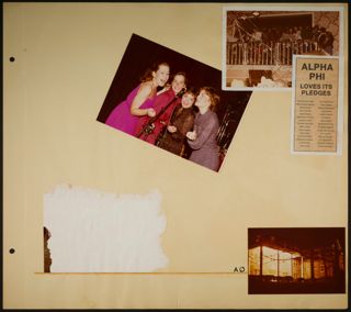 Beta Tau Chapter Scrapbook, 1970s-1980s, Page 56