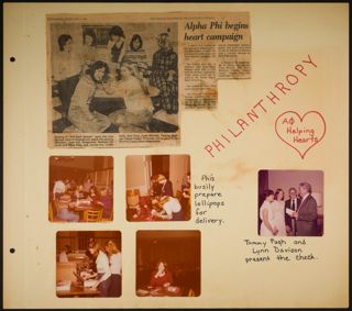 Beta Tau Chapter Scrapbook, 1970s-1980s, Page 95