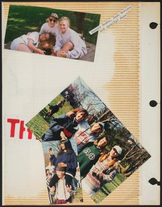 Beta Tau Chapter Scrapbook, 1992-1995, Page 6