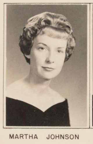 Beta Beta Chapter Composite Detail, Martha Johnson, 1961