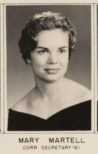 Beta Beta Chapter Composite Detail, Mary Martell, 1961
