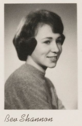 Beta Beta Chapter Composite Detail, Bev Shannon, 1963