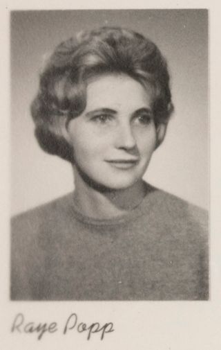 Beta Beta Chapter Composite Detail, Raye Popp, 1963