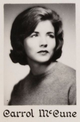 Beta Beta Chapter Composite Detail, Carrol McCune, 1965