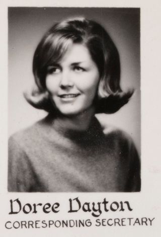 Beta Beta Chapter Composite Detail, Doree Dayton, 1965