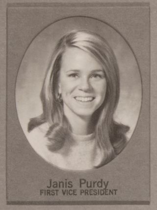 Beta Beta Chapter Composite Detail, Janis Purdy, 1969-1970