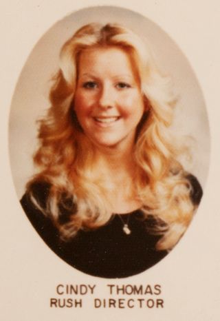 Beta Beta Chapter Composite Detail, Cindy Thomas, 1977