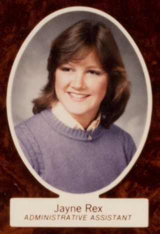 Beta Beta Chapter Composite Detail, Jayne Rex, 1980-1981